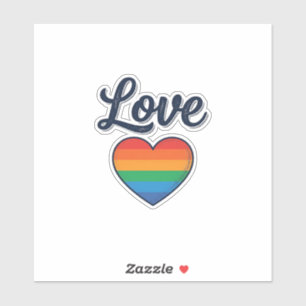 Love Rainbow Heart Pride Vector Shirt Design_1