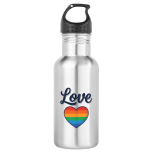 Love Rainbow Heart Pride Vector Shirt Design_1 532 Ml Water Bottle