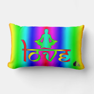 Love Rainbow Intentions Lumbar Cushion