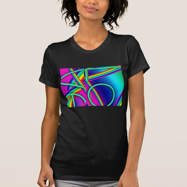 LOVE Rainbow Pop Colours 2 T-Shirt (Front)