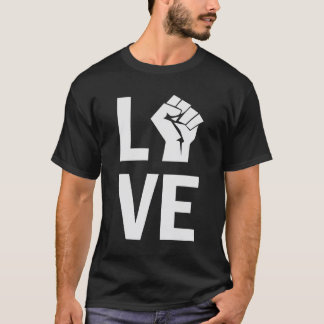 Love Raised Fist Shirt, Melanin shirt, Black magic T-Shirt