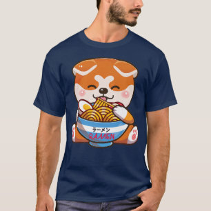 Love Ramen Dog Chiba Inu Japanese Noodles Kawaii A T-Shirt