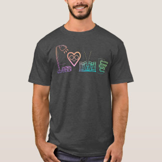 Love Reading Book Lover Abibliophobia Bookworm Rea T-Shirt