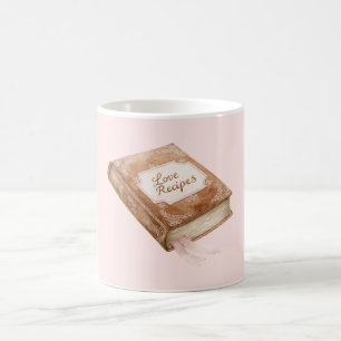 Love Recipes Book Coffee Mug