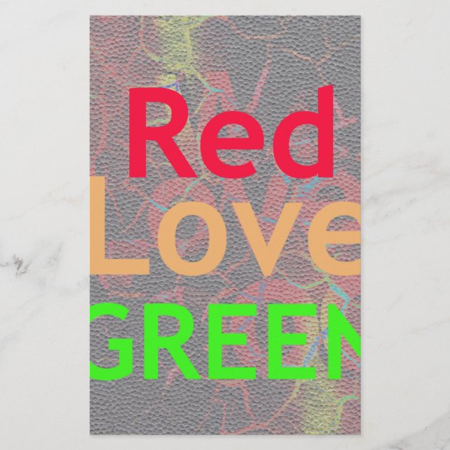 LOVE RED GOLDEN GREEN (Front)
