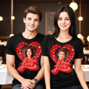 Love red hearts photo T-Shirt
