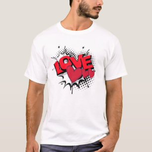 Love & Red hearts T-Shirt