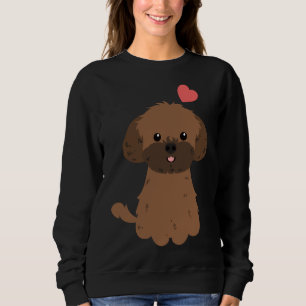 Love Red Sable Shih Poo Shihpoo Shih Tzu Poodle Mi Sweatshirt