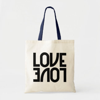 Love Reflected in Black Tote Bag