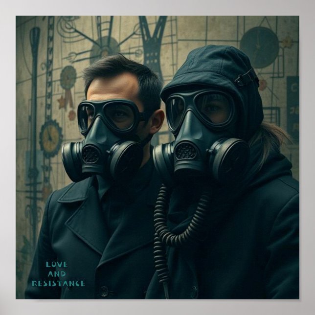 LOVE & RESISTANCE Kafka Romantics Modern Graphic 2 Poster (Front)