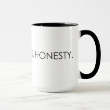 Love. Respect. Honesty. Mug