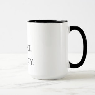LOVE. RESPECT. HONESTY. Mug with Heart
