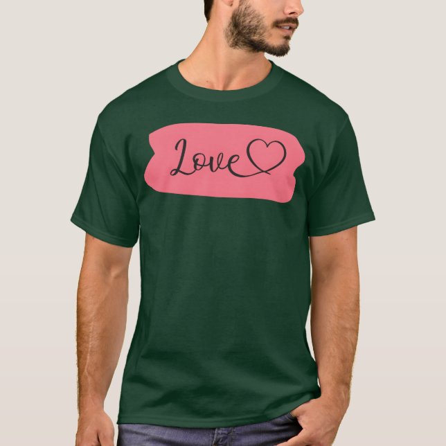 love retro funny T-Shirt (Front)
