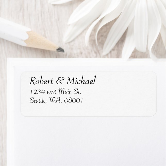 Love & Return Address Label (Insitu)
