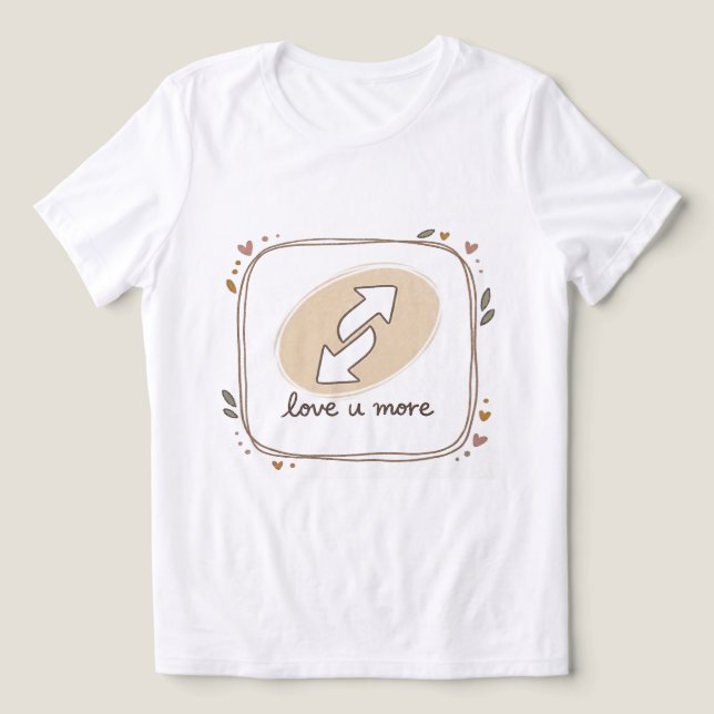 Love Reverse Tri-Blend Shirt (Design Front)