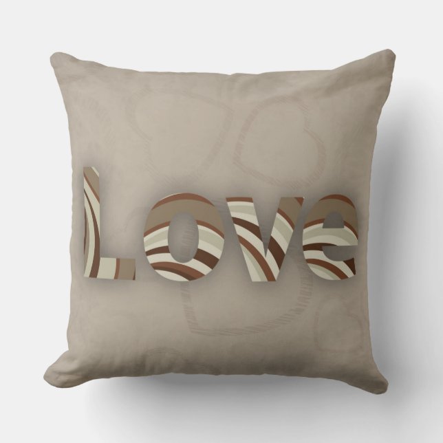 Love Reversible Decorative Pillow (Front)
