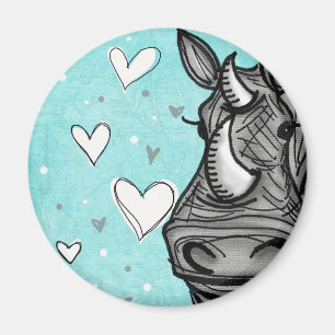 love rhino magnet