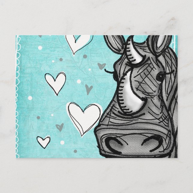 love rhino postcard (Front)