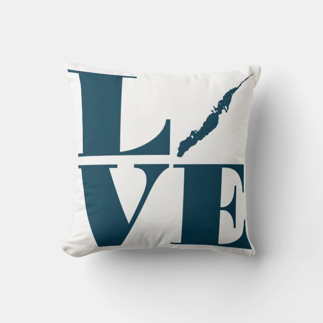 Love Rice Lake pillow (Front)