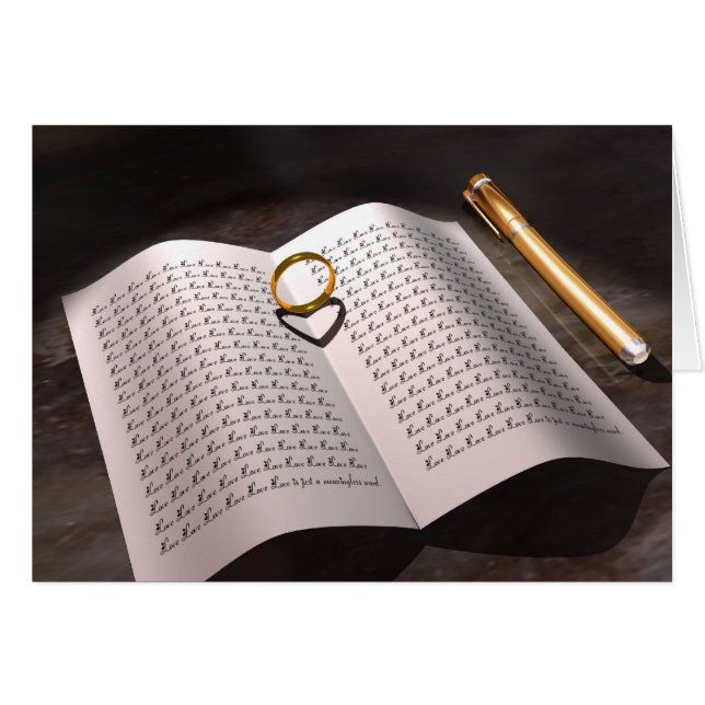 love ring heart shadow (Front Horizontal)