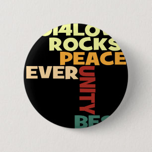 Love Rocks 6 Cm Round Badge