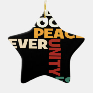 Love Rocks Ceramic Ornament