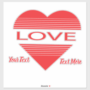 Love & Romance Concept Design with Heart Elements