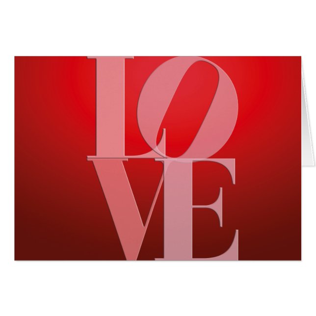 Love Romance Red Pink (Front Horizontal)