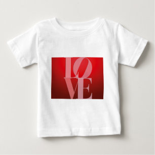 Love Romance Red Pink Baby T-Shirt