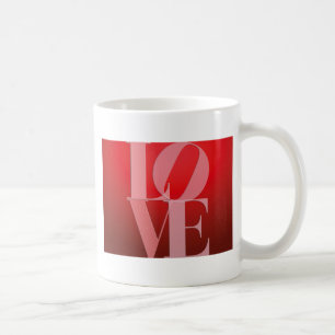 Love Romance Red Pink Coffee Mug
