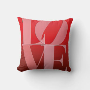 Love Romance Red Pink Cushion