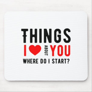 Love, Romantic For Couples, Husband, And Wife Mouse Pad