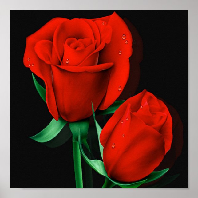 Love Rose 11" x 8.5", Value Poster Paper (Matte) (Front)