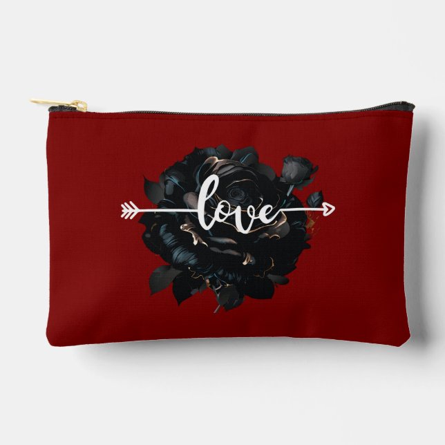 Love Rose Accessory Pouch (Front)