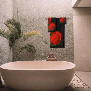 Love Rose Bathroom Towel Set