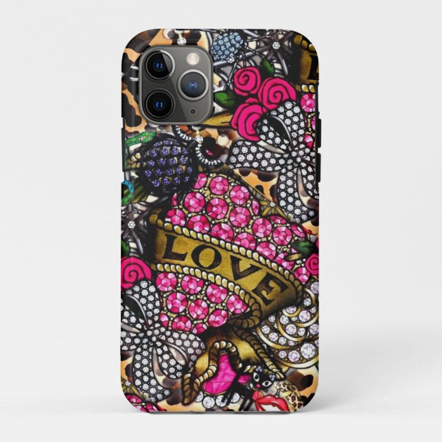 Love Rose Diamond Mosaic Cell Phone Case (Back)