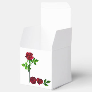 LOVE Rose Favour Box – Hand-Painted Art