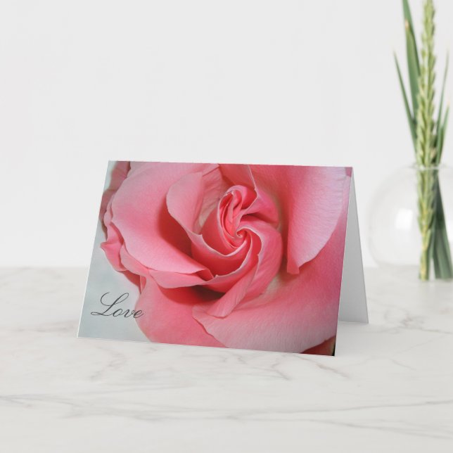 Love Rose Holiday Card (Front)