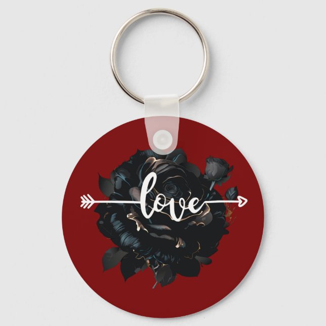 Love Rose Key Ring (Front)