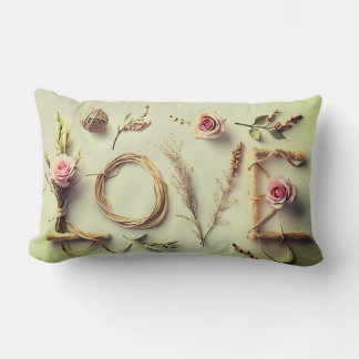 “Love Rose”  Lumbar Cushion
