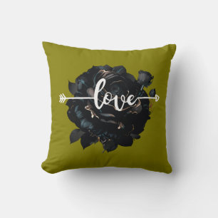 Love Rose Throw Pillow