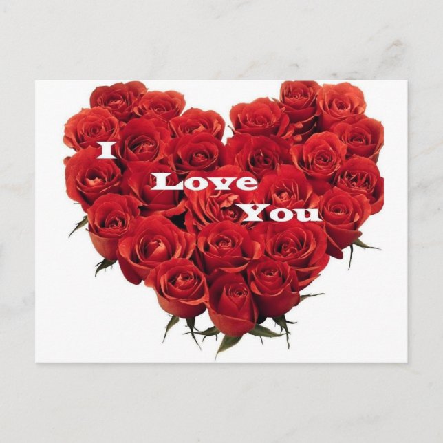 love roses. postcard (Front)