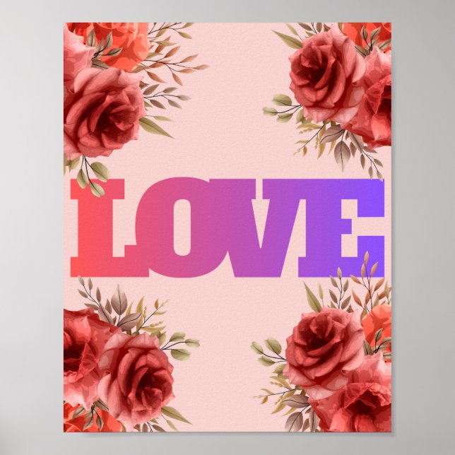Love Roses Poster (Front)