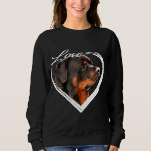 Love Rottweilers Metzgerhund Rottie Puppy Dog Love Sweatshirt