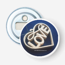    LOVE   Round Bottle Opener