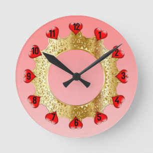 Love Round Clock