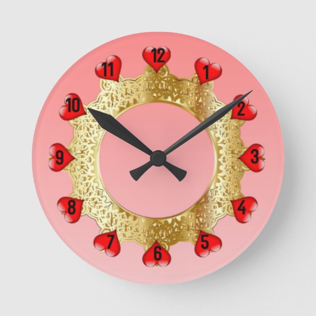 Love Round Clock (Front)