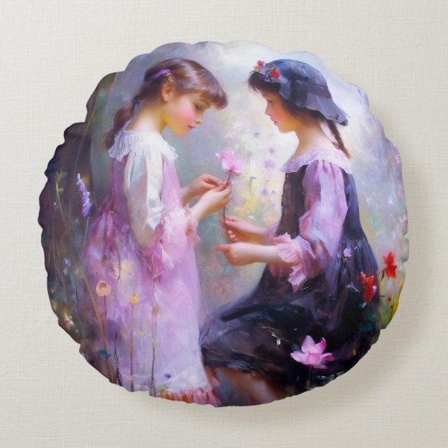 Love  round cushion (Front)