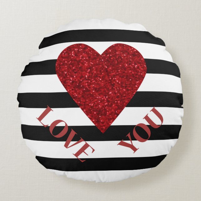 Love Round Cushion (Front)