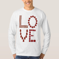 Love – Ruby Gemstone Lettering